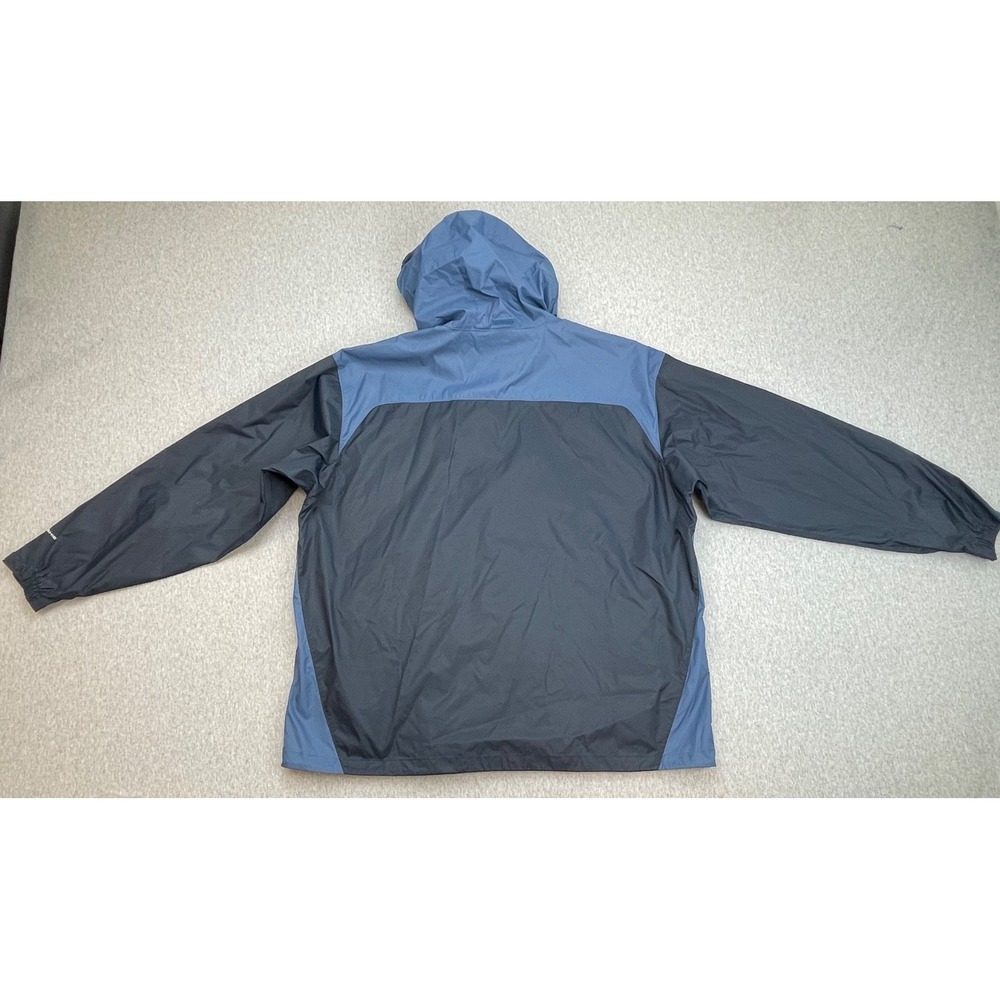 Columbia Jacket Mens XXL Color Block Waterproof Light Weight Full Zip Hooded - Picture 3 of 10